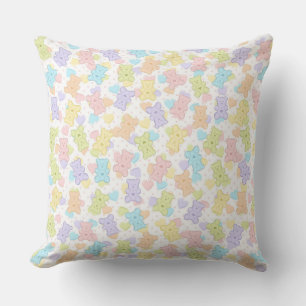 PASTEL COLORED TEDDY BEARS KISSEN