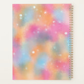 Pastel Colorful Girly Trendy Moderner Chic Extrava Planer (Rückseite)