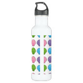 Pastel Colorful Seashell Pack Edelstahlflasche (Rückseite)
