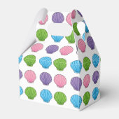 Pastel Colorful Seashell Pack Geschenkschachtel (Rückseite)