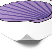 Pastel Colorful Seashell Pack Poster (Ecke)