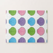 Pastel Colorful Seashell Pack Puzzle (Horizontal)