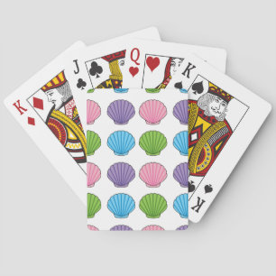 Pastel Colorful Seashell Pack Spielkarten