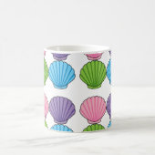 Pastel Colorful Seashell Pack Verwandlungstasse (Mittel)
