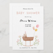 Pastel Colorful Watercolor Illustrative Einladung (Vorne/Hinten)