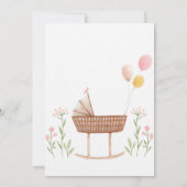 Pastel Colorful Watercolor Illustrative Einladung (Rückseite)