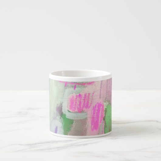 Pastel Colors Abstract Design Espresso Tasse (Vorderseite)