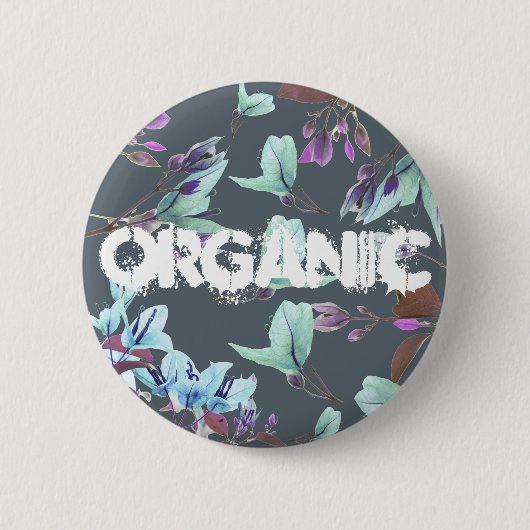 Pastel Colors Bougainvillea Blume Button (Vorderseite)