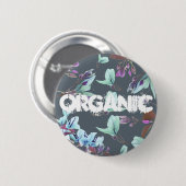 Pastel Colors Bougainvillea Blume Button (Vorne & Hinten)