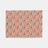 Pastel Colors Bougainvillea Blume Fleecedecke (Vorderseite (Horizontal))