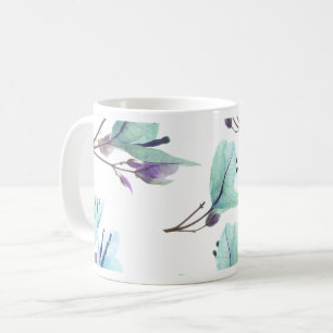 Pastel Colors Bougainvillea Blume Kaffeetasse