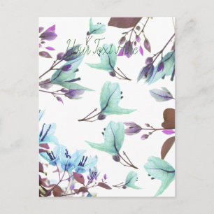 Pastel Colors Bougainvillea Blume Postkarte