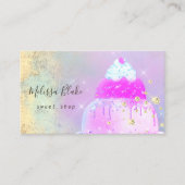 pastel colors cake logo visitenkarte (Vorderseite)