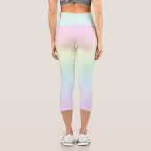 Pastel Colors Capri Leggings (Rückseite)