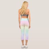 Pastel Colors Capri Leggings (Rückseite)