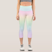 Pastel Colors Capri Leggings (Vorderseite)