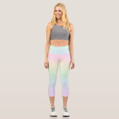 Pastel Colors Capri Leggings (Vorderseite)