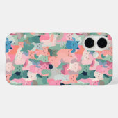 Pastel Colors Cat Camouflage Case-Mate iPhone Hülle (Rückseite (Horizontal))