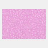 Pastel Colors Doodle Weihnachtsmuster Geschenkpapier Set (Vorderseite 3)