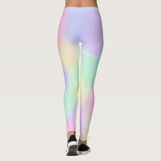 Pastel Colors Gradient Leggings (Rückseite)