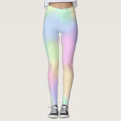 Pastel Colors Gradient Leggings (Vorderseite)