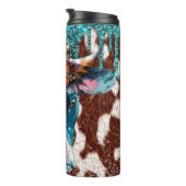 Pastel Colors Heifer Cow Thermosbecher (Nach rechts gedreht)