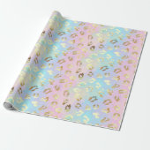 Pastel Colors Leopard Skin Bandana Geschenkpapier (Ungerollt)