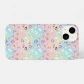 Pastel Colors Leopard Skin Bandana iPhone Hülle (Rückseite (Horizontal))