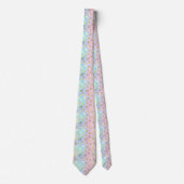Pastel Colors Leopard Skin Bandana Krawatte (Vorderseite)