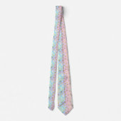 Pastel Colors Leopard Skin Bandana Krawatte (Rückseite)