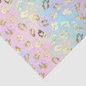 Pastel Colors Leopard Skin Bandana Seidenpapier (Ausschnitt)