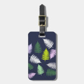 Pastel Colors Lucky Fern Gepäckanhänger (Vorderseite vertikal)