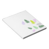 Pastel Colors Lucky Fern Notizblock (angewinkelt)