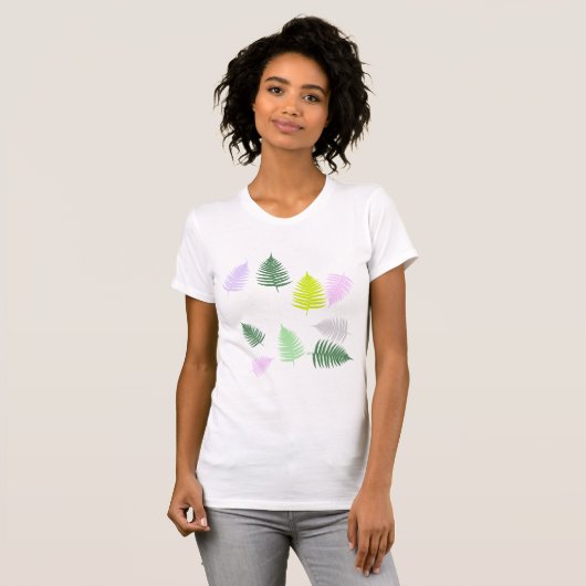 Pastel Colors Lucky Fern T-Shirt (Vorne ganz)