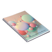 Pastel Colors Minimalism Notebook Notizblock (Rechte Seite)