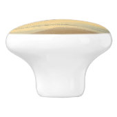 Pastel Colors Sandy Beach Tranquil Knob Keramikknauf (Seitenansicht)