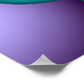 Pastel Colors Spiral Poster (Ecke)