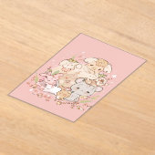 Pastel Companions in Bloom Acryleinladungen (Ablage )