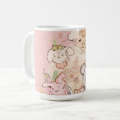 Pastel Companions in Bloom Kaffeetasse (Vorderseite Links)