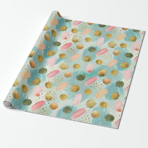 Pastel Confetti Glitzer Abstraktes Muster (2) Geschenkpapier