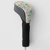 Pastel Confetti Glitzer Abstraktes Muster (2) Golf Headcover (angewinkelt)