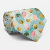 Pastel Confetti Glitzer Abstraktes Muster (2) Krawatte (Gerollt)