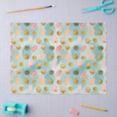 Pastel Confetti Glitzer Abstraktes Muster (2) Seidenpapier (Basteln)