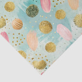 Pastel Confetti Glitzer Abstraktes Muster (2) Seidenpapier (Detail)