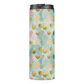 Pastel Confetti Glitzer Abstraktes Muster (2) Thermosbecher (Rückseite)