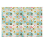 Pastel Confetti Glitzer Abstraktes Muster (2) Tischdecke (Vorderseite (Horizontal))