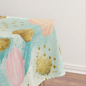 Pastel Confetti Glitzer Abstraktes Muster (2) Tischdecke (Beispiel)