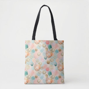 Pastel Confetti Glitzer Abstraktes Muster Tasche