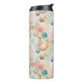 Pastel Confetti Glitzer Abstraktes Muster Thermosbecher (Nach links gedreht)