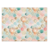 Pastel Confetti Glitzer Abstraktes Muster Tischdecke (Vorderseite (Horizontal))